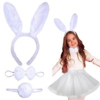 Tavşan Taç Papyon Kuyruk Etek Seti 