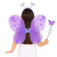 Kelebek Kanat Seti Mor