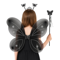 Kelebek Kanat Seti Siyah