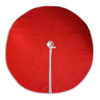 Yılbaşı Çam Ağacı Altı Örtüsü Kırmızı Renk 100x100