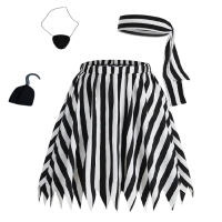 Korsan Etek Bandana Set Yetişkin