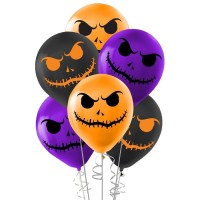 Cadılar Bayramı Baskılı Pastel Balon 25´li