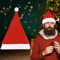 Noel Baba Şapkası Polar Yetişkin