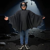 Yarasa Kız Maske Pelerin Çocuk