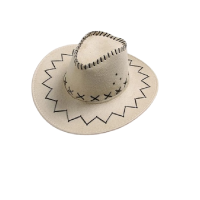 Çocuk Kovboy Şapkası Nubuk Krem