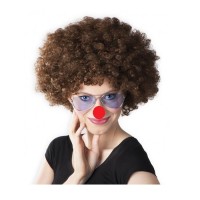 Palyaço Peruğu Kahverengi 