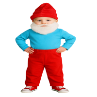 Şirin Baba Kostümü Bebek