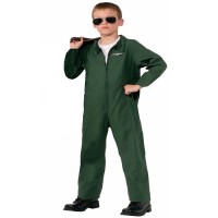 Savaş Uçağı Pilotu Havacı Subay Kostümü Çocuk