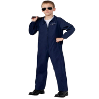 Savaş Uçağı Pilotu Havacı Subay Kostümü Çocuk
