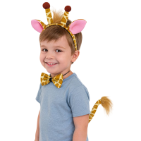 Zürafa Taç Papyon Kuyruk Seti