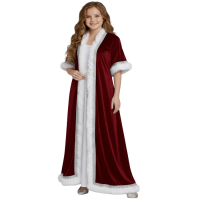 Osmanlı Nedime Sultan Kına Kaftanı Bordo Çocuk