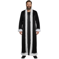 Osmanlı Padişah Sultan Kaftanı Siyah Yetişkin