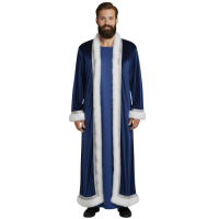 Osmanlı Padişah Sultan Kaftanı Mavi Yetişkin