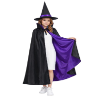 Cadı Pelerin Şapka Set Çocuk