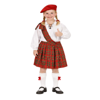 İskoçya Kostümü Kız Çocuk