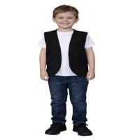 Yöresel Okul Gösteri Yeleği Siyah Kız Erkek Uyumlu