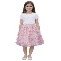 Tüllü Gösteri Eteği Pembe Renk Çocuk 