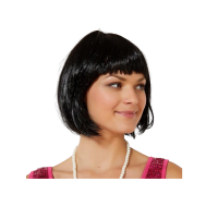  Halloween Parti Peruğu Küt Siyah Renk