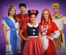 4'lü Banner - Yetişkin Kostümleri