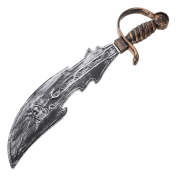 Eskitilmiş Desenli Plastik Korsan Kılıcı 