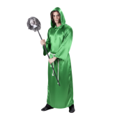 Halloween Büyücü Kostümü Yeşil Yetişkin
