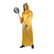 Halloween Büyücü Kostümü Sarı Yetişkin