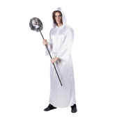 Halloween Büyücü Kostümü Beyaz Yetişkin