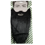 Mega Boy Takma Sakal Siyah Renk 