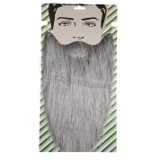 Mega Boy Takma Sakal Gri Renk 