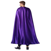 Halloween Parti Pelerini Mor Saten 140 cm