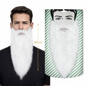 Mega Boy Takma Sakal Beyaz Renk 