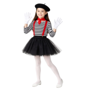 Pandomim Kostümü Kız Çocuk