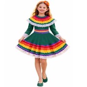 Meksika Kostümü Kız Çocuk