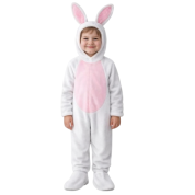 Tavşan Kostümü Beyaz Çocuk