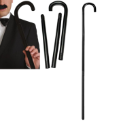 Charlie Chaplin Bastonu İhtiyar Bastonu Gösteri Bastonu Plastik Baston 85 cm