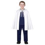 Çocuk Gösteri Pelerini Beyaz