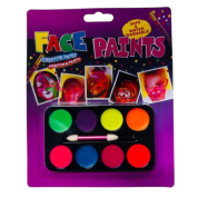 Palyaço Yüz Boyama Makyaj Set 