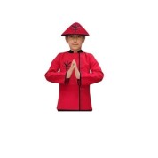 Çinli Şapkası Kırmızı Çocuk