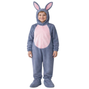 Tavşan Kostümü Gri Yetişkin
