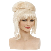 Kontes Peruğu Dönem Peruğu Altın Renk