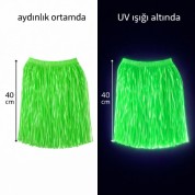 Hawaii Parti Eteği Neonlu Yeşil 40 cm