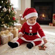 Bebek Noel Kostümü Polar