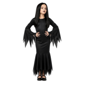 Morticia Addams Kostümü Çocuk