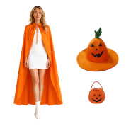 Halloween Balkabağı Parti Set Yetişkin