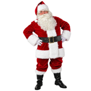 Noel Baba Kostümü Kadife Lüx
