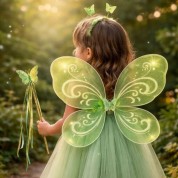 Tinker Bell Kelebek Kanat Seti Yeşil