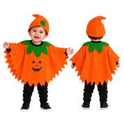 Pumpkin Bal Kabağı Panço Şapka Set Bebek