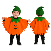 Pumpkin Bal Kabağı Panço Şapka Set Bebek