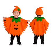 Pumpkin Bal Kabağı Panço Şapka Set Bebek