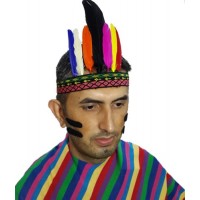 Kızılderili Başlığı Renkli Tüylü Yetişkin